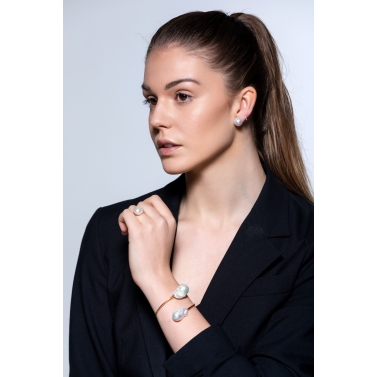 ANILLO DE ORO Y PERLA BARROCA